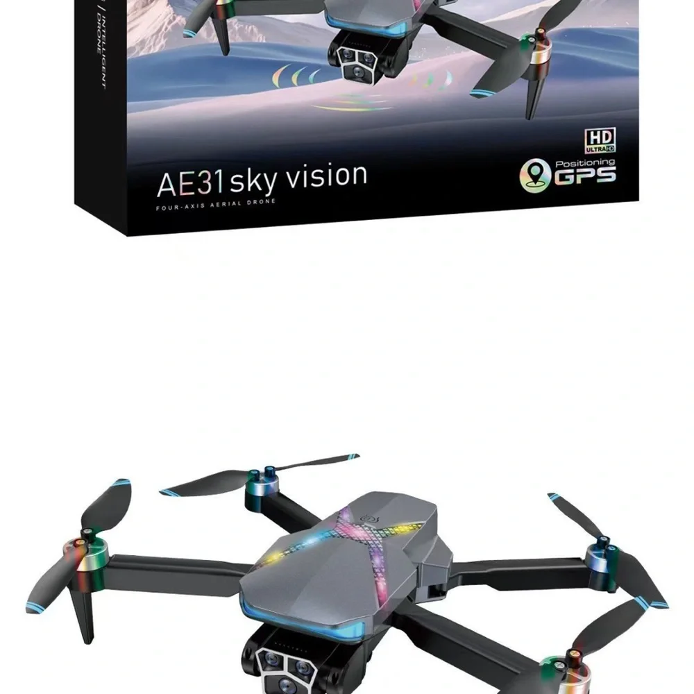 AE31 Sky Vision Drone - Black and Gray